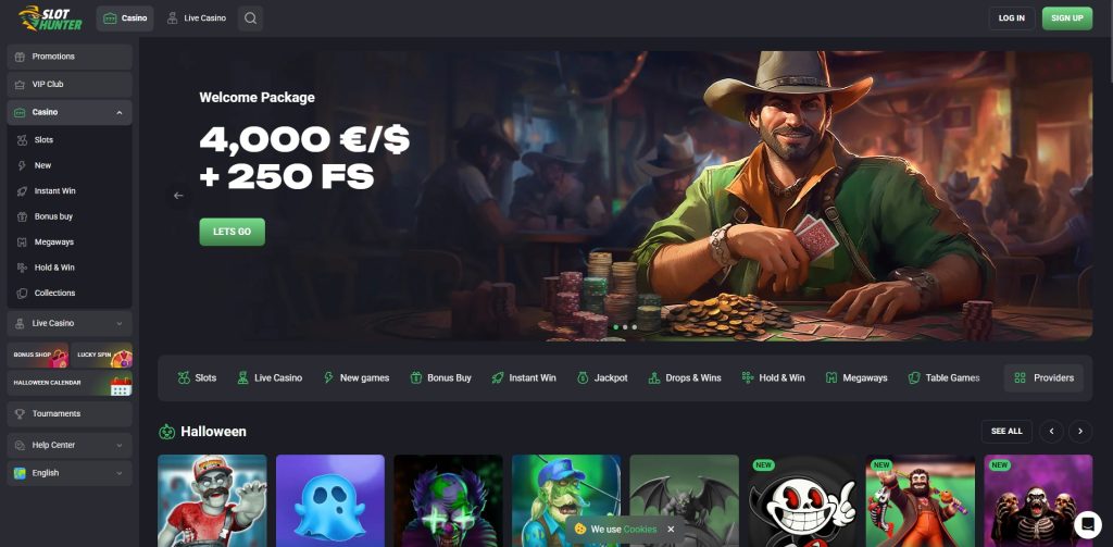 SlotHunter homepage